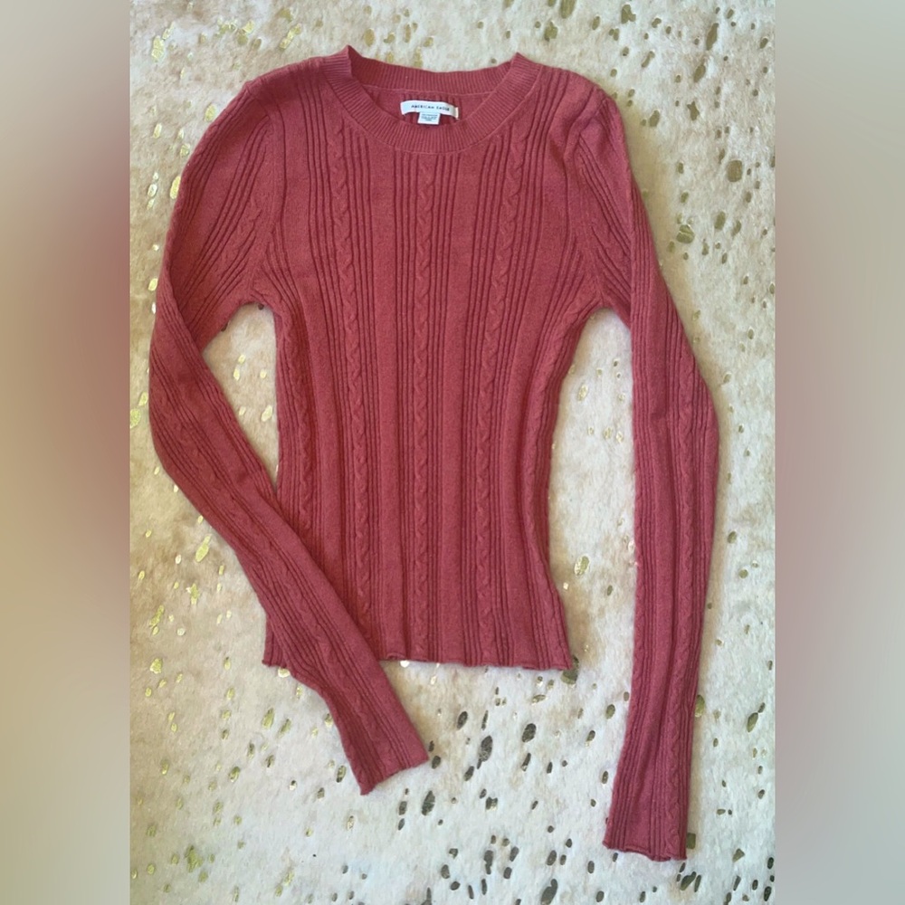 American Eagle Outfitters Salmon Crew Neck Sweater XS